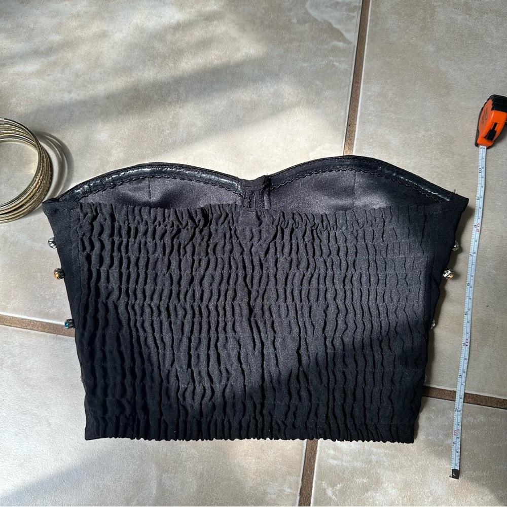 NWT Rhinestone Tube Top - Picture 4 of 5